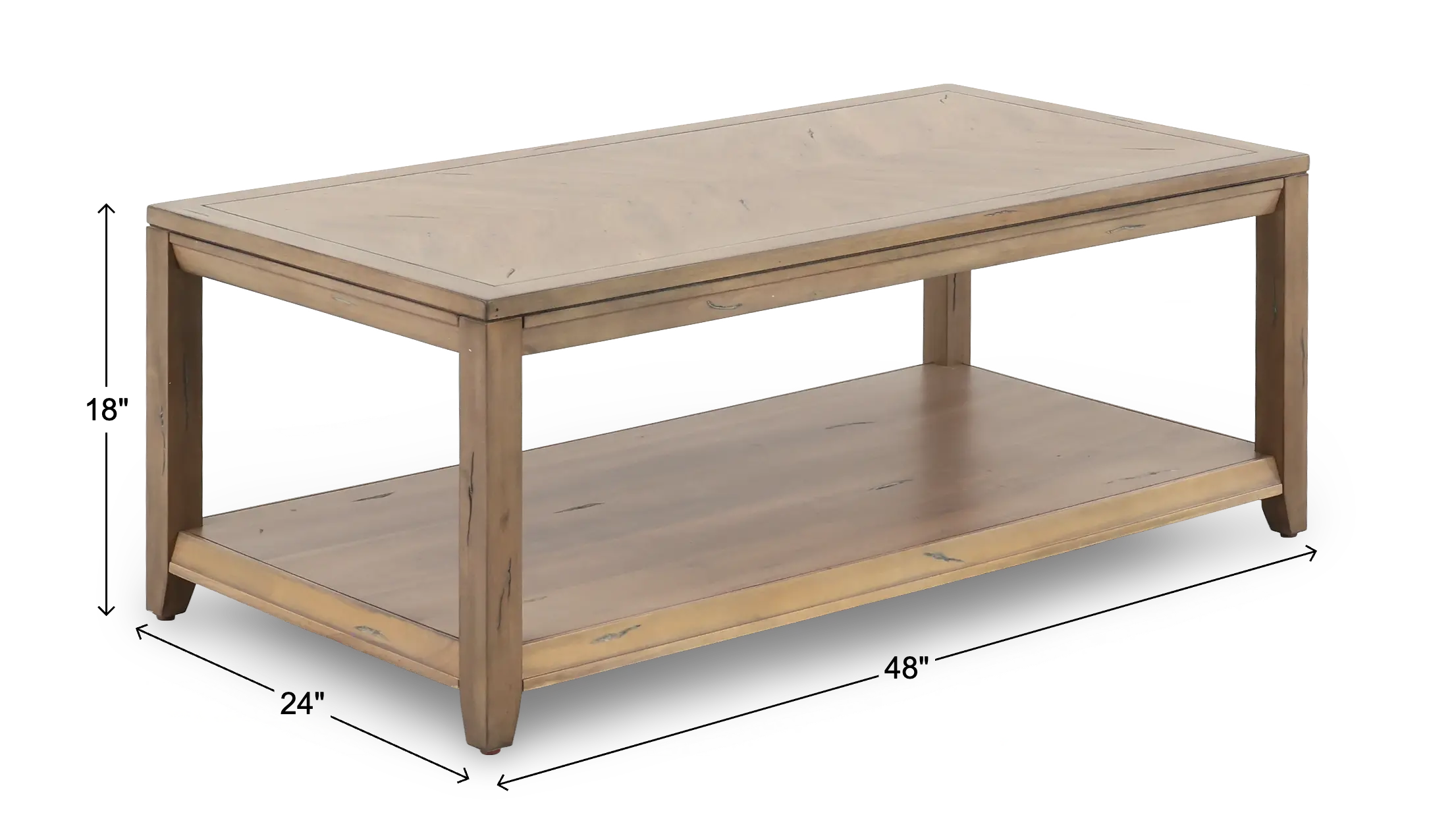 Sugar Creek Brown Coffee Table-3