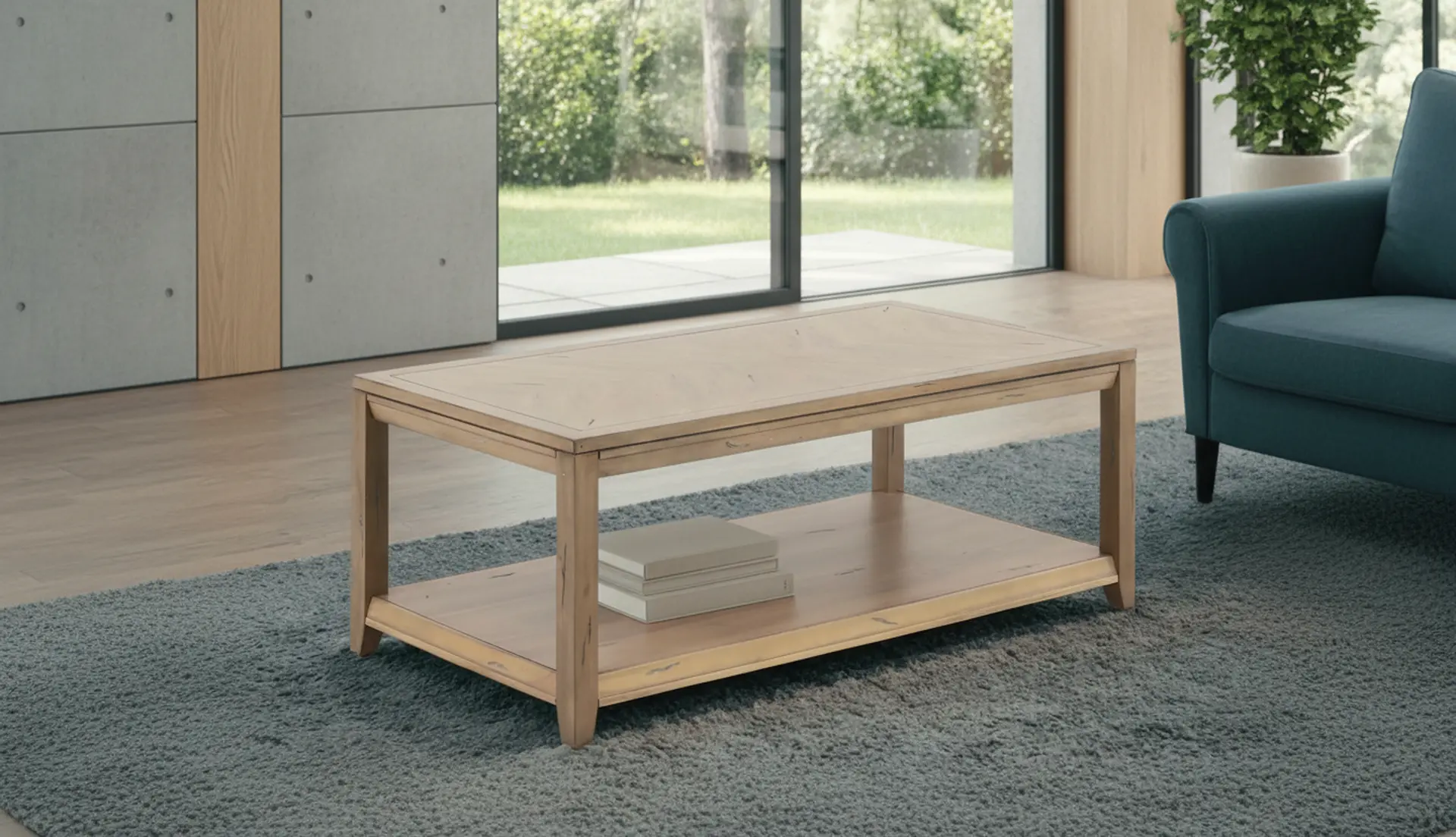 Sugar Creek Brown Coffee Table-8