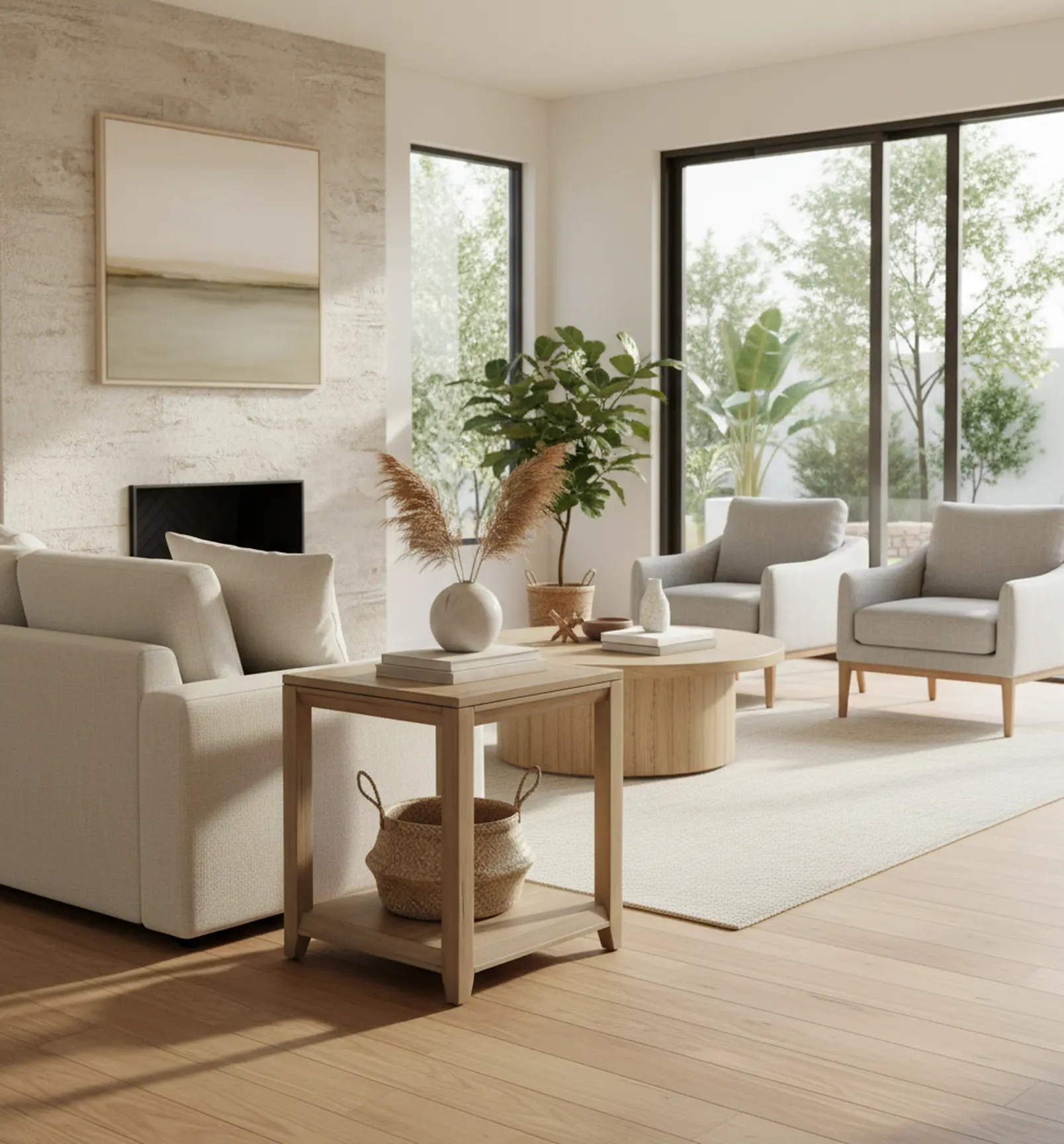 Sugar Creek Brown Side Table-9