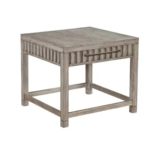 Sagamore Brushed Gray End Table-1