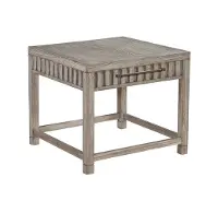 Sagamore Brushed Gray End Table