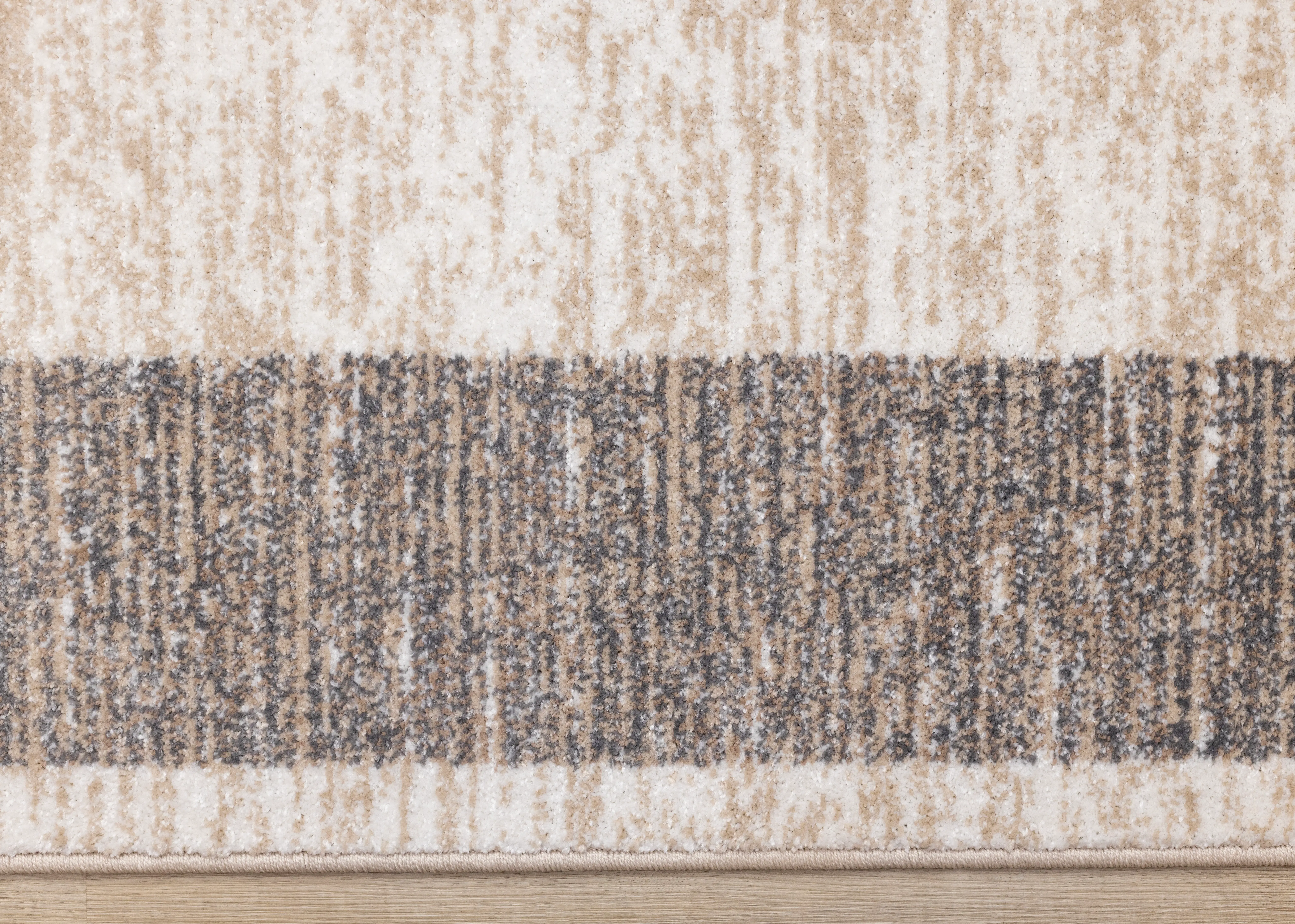 Century 5 x 8 Beige and Gray Border Area Rug-5