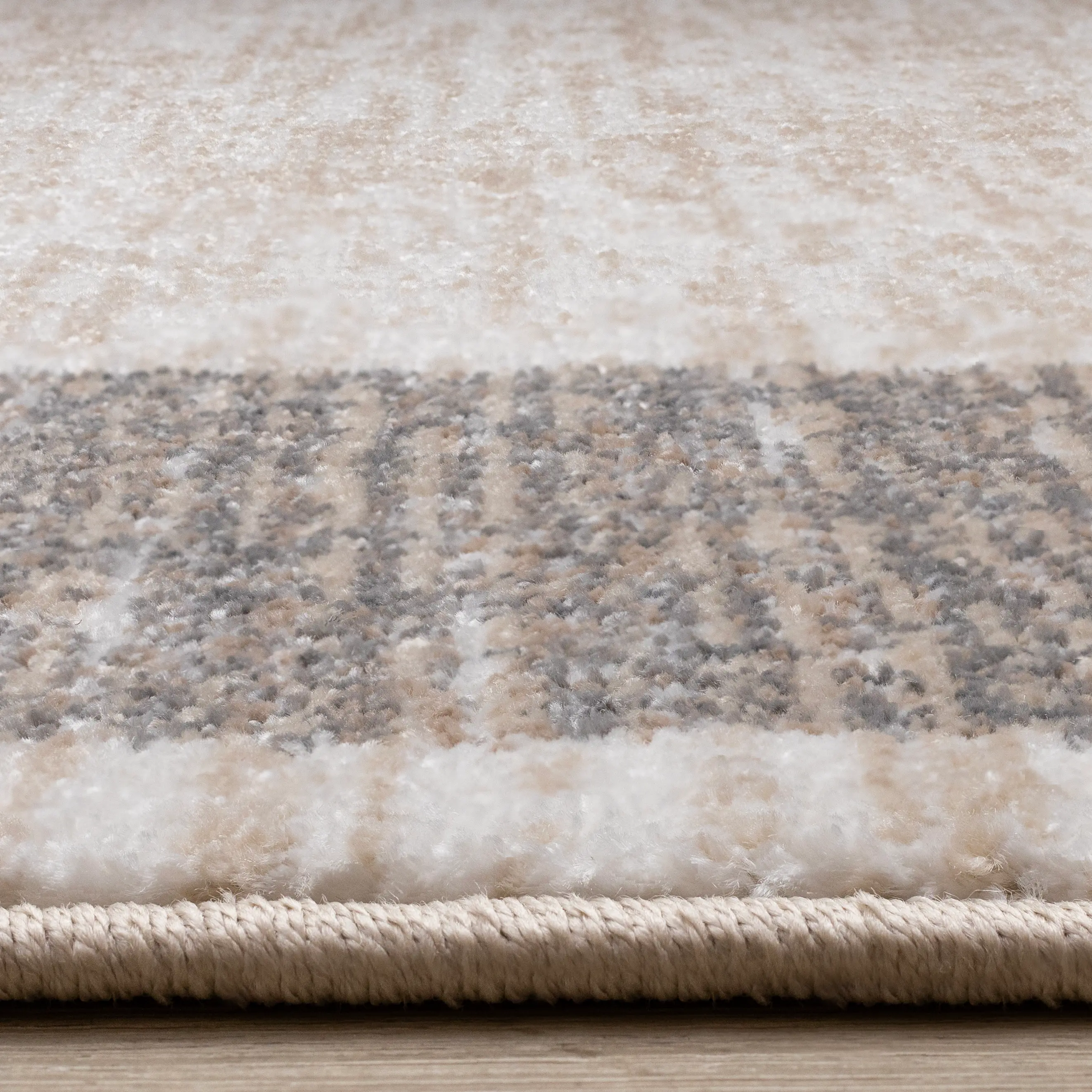 Century 8 x 11 Beige and Gray Border Area Rug-6