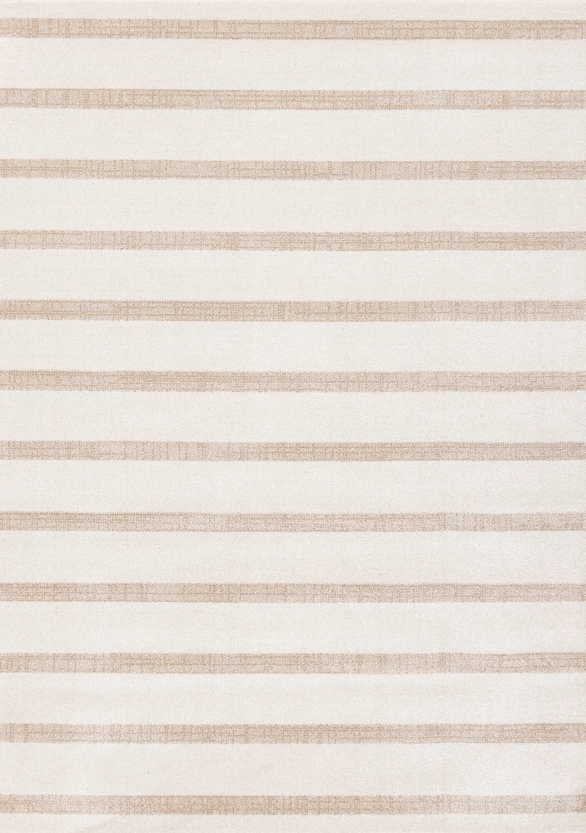 Century 5 x 8 Cream and Beige Striped Area Rug-1