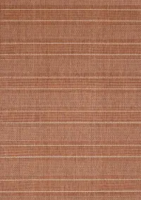 Jasper 8 x 11 Terracotta Striped Outdoor Rug
