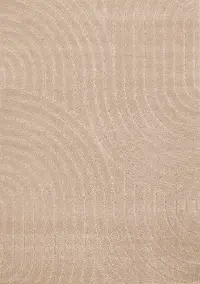 Oskar 7 x 10 Beige Curved Arches Area Rug