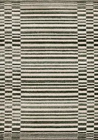 Nala Green and Cream Striped 5 x 8 Area Rug