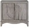 Sand Gray 2-Door Accent Cabinet
