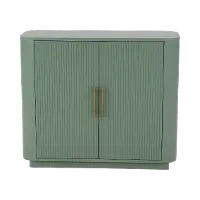Julia Aqua Green 2-Door Cabinet