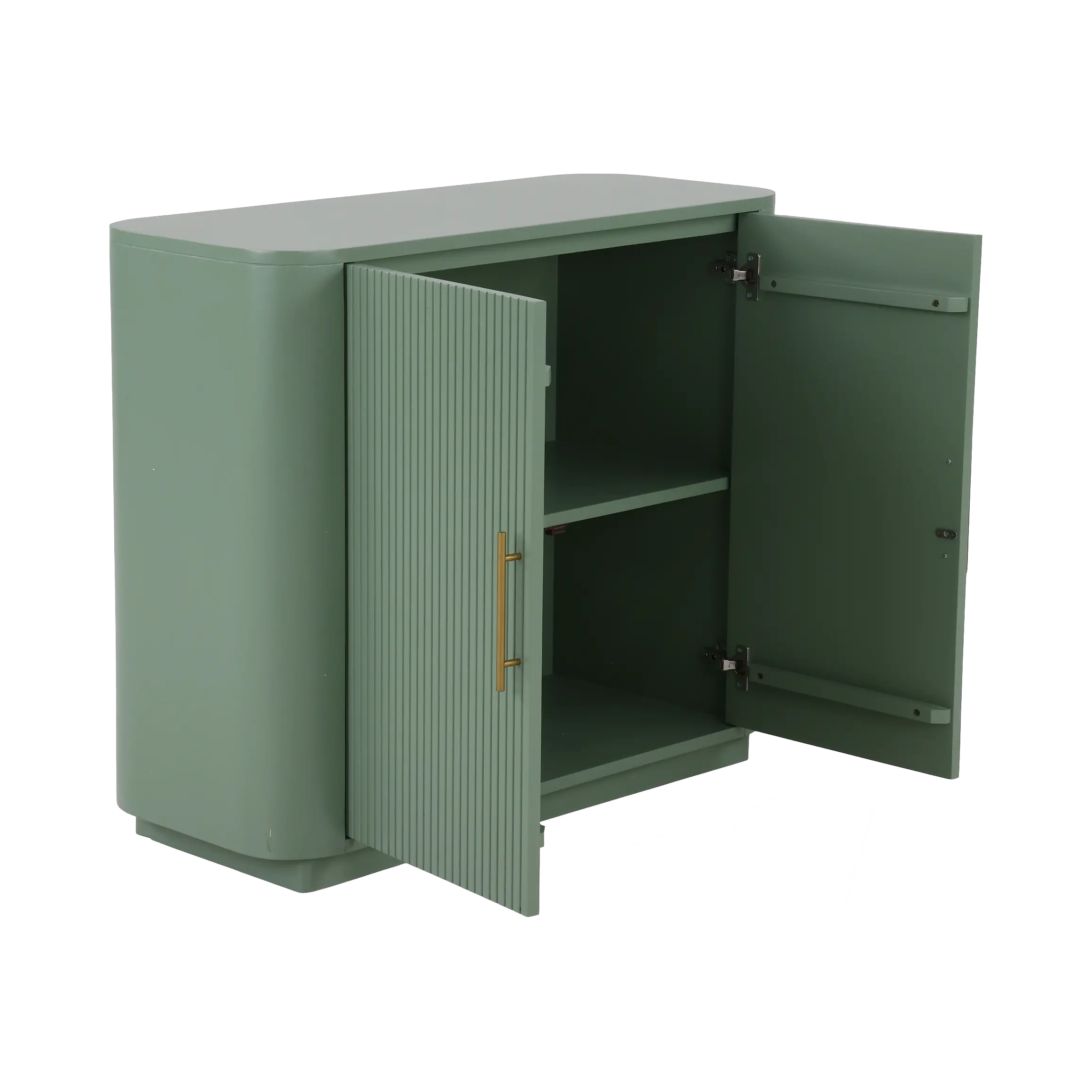 Julia Aqua Green 2-Door Cabinet-5