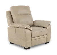 Aura Cream Leather Chair