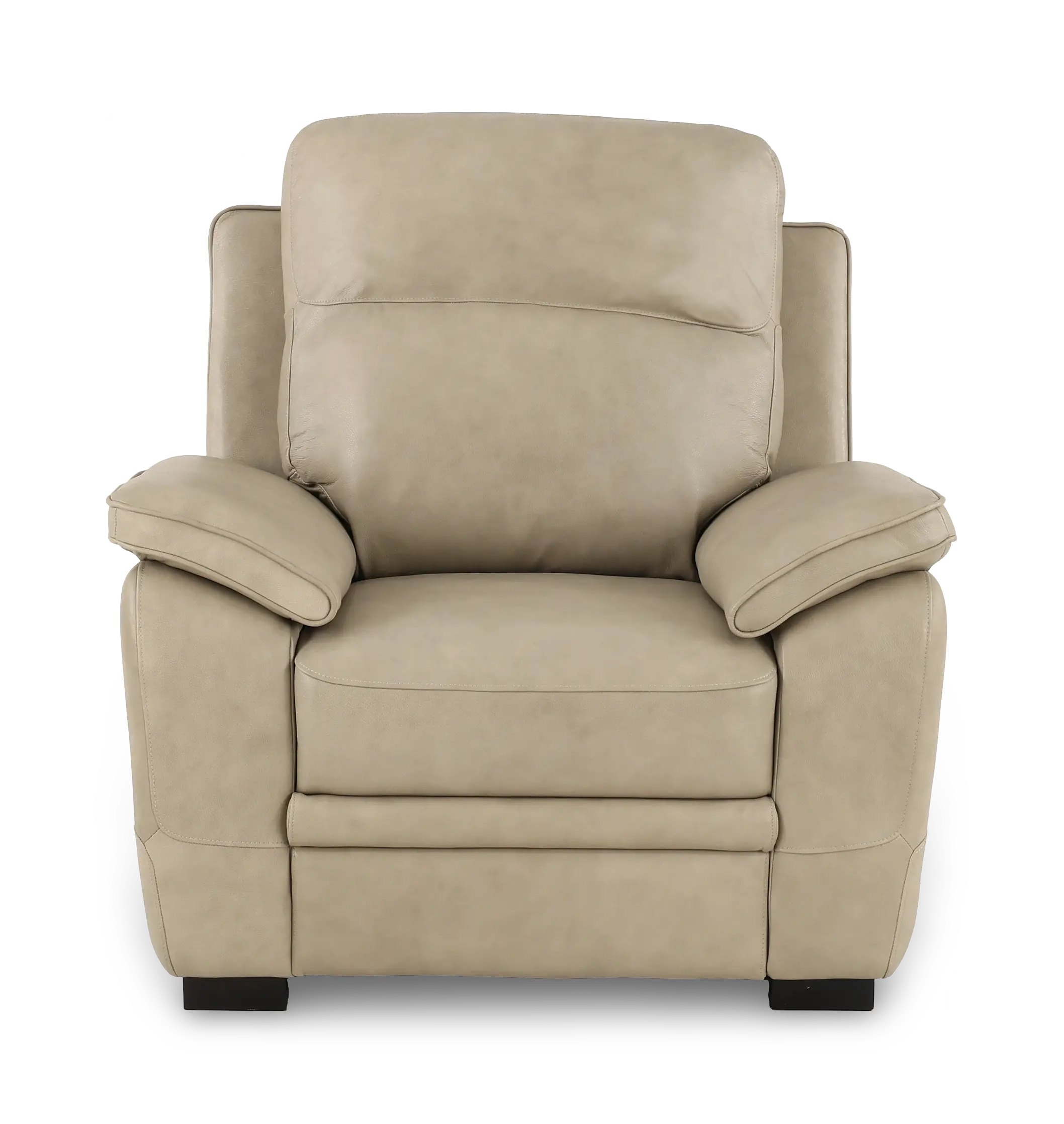 Aura Cream Leather Chair-4