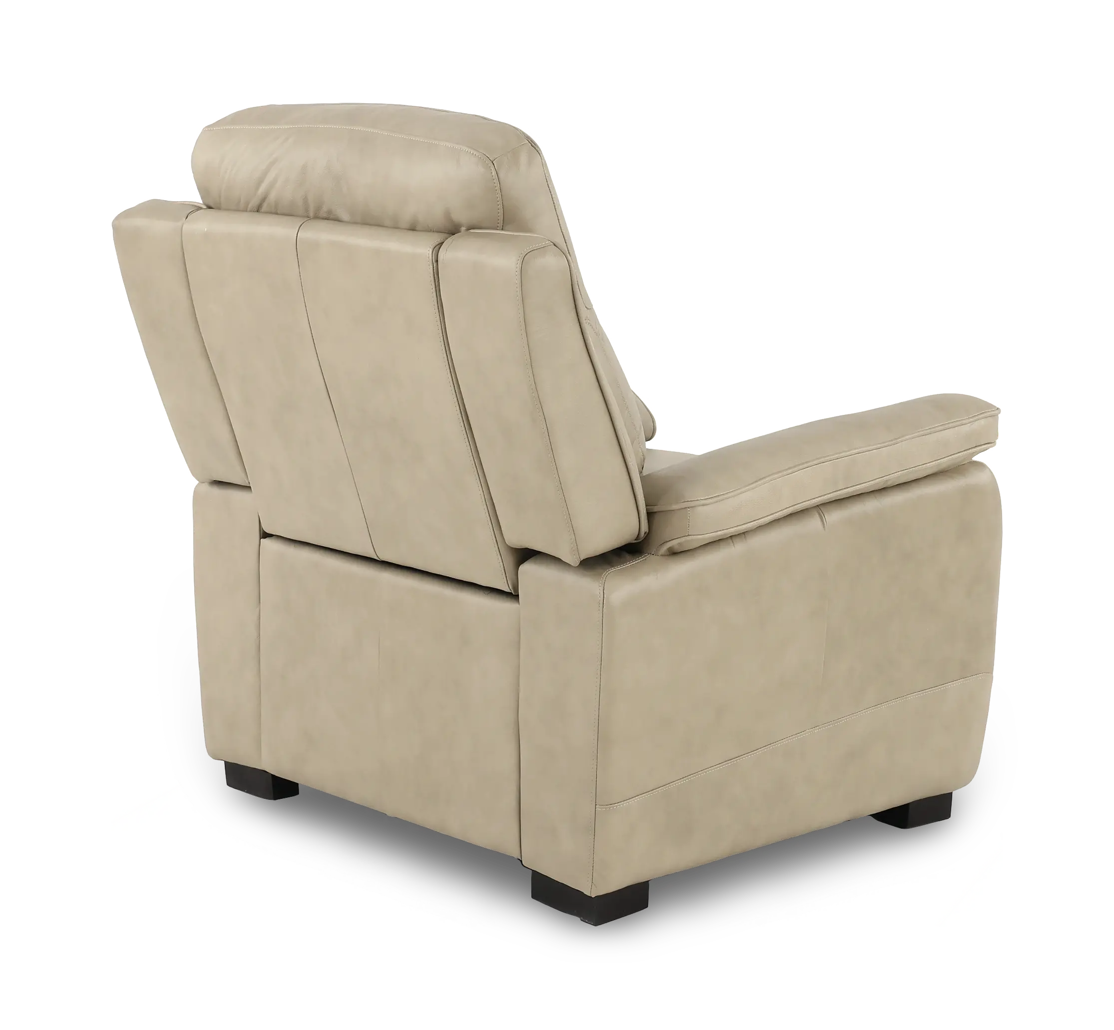 Aura Cream Leather Chair-5
