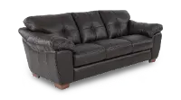 Clay Dark Brown Leather Sofa