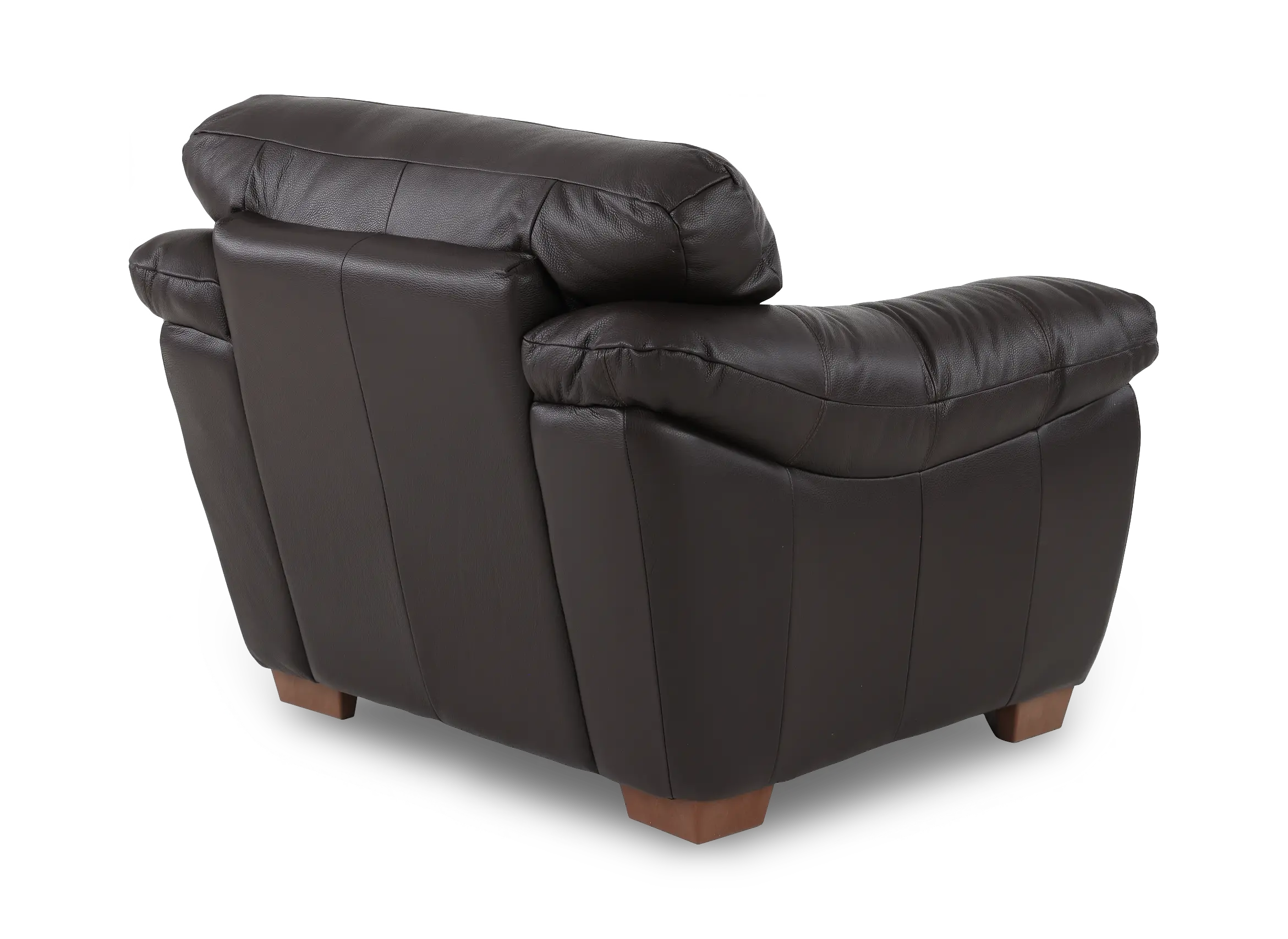 Clay Dark Brown Leather Chair-6