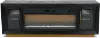 Montrose Black and Gold Fireplace Mantle
