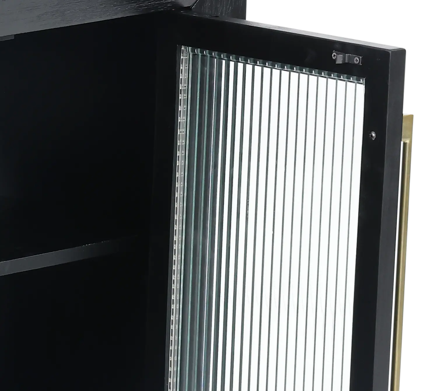 Montrose Black and Gold Fireplace Mantle-7