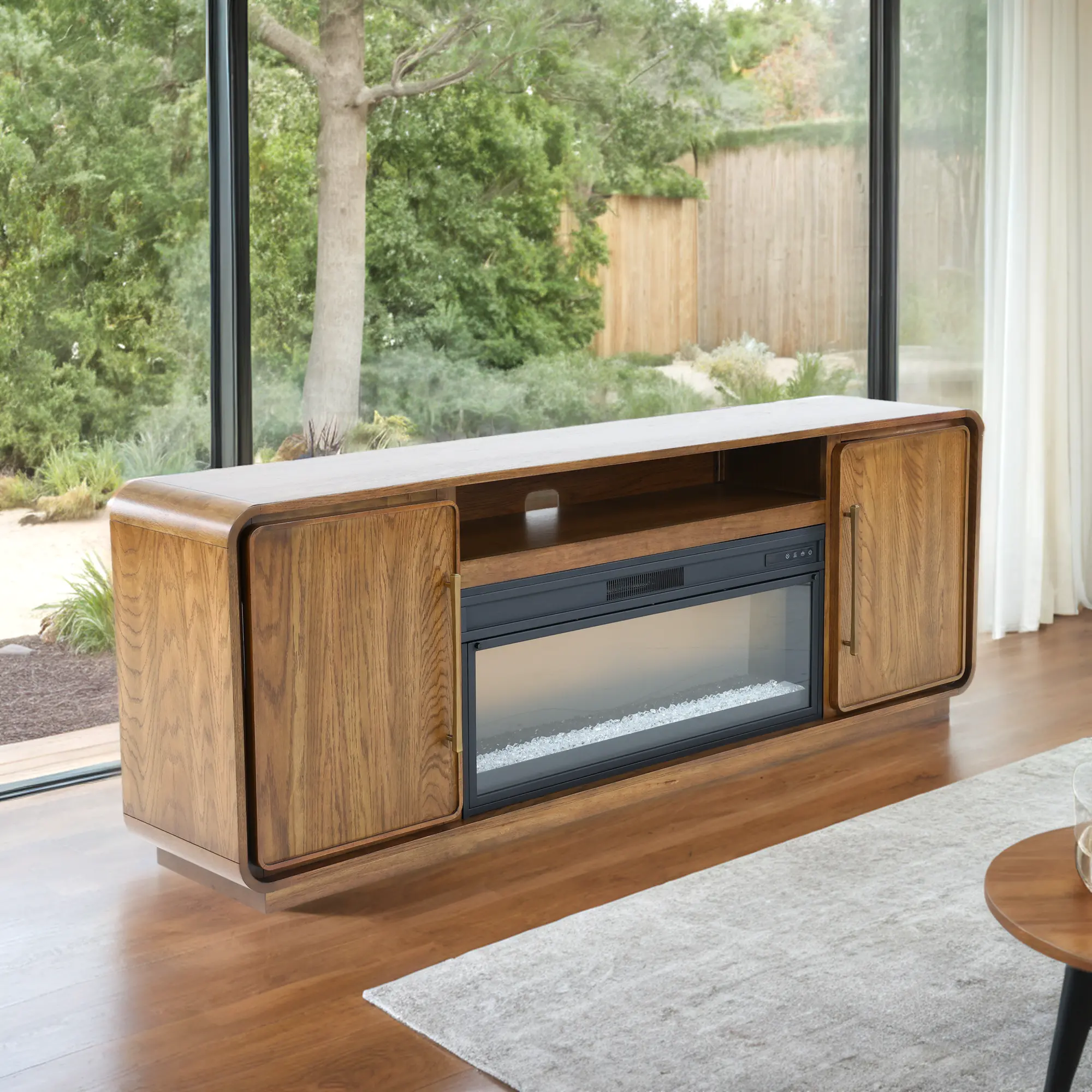 Barrique Brown Fireplace Mantle | RC Willey