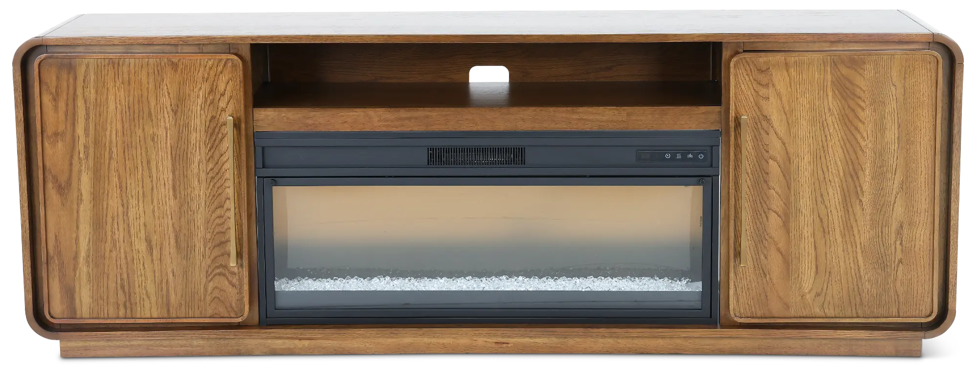 Barrique Brown Fireplace Mantle | RC Willey