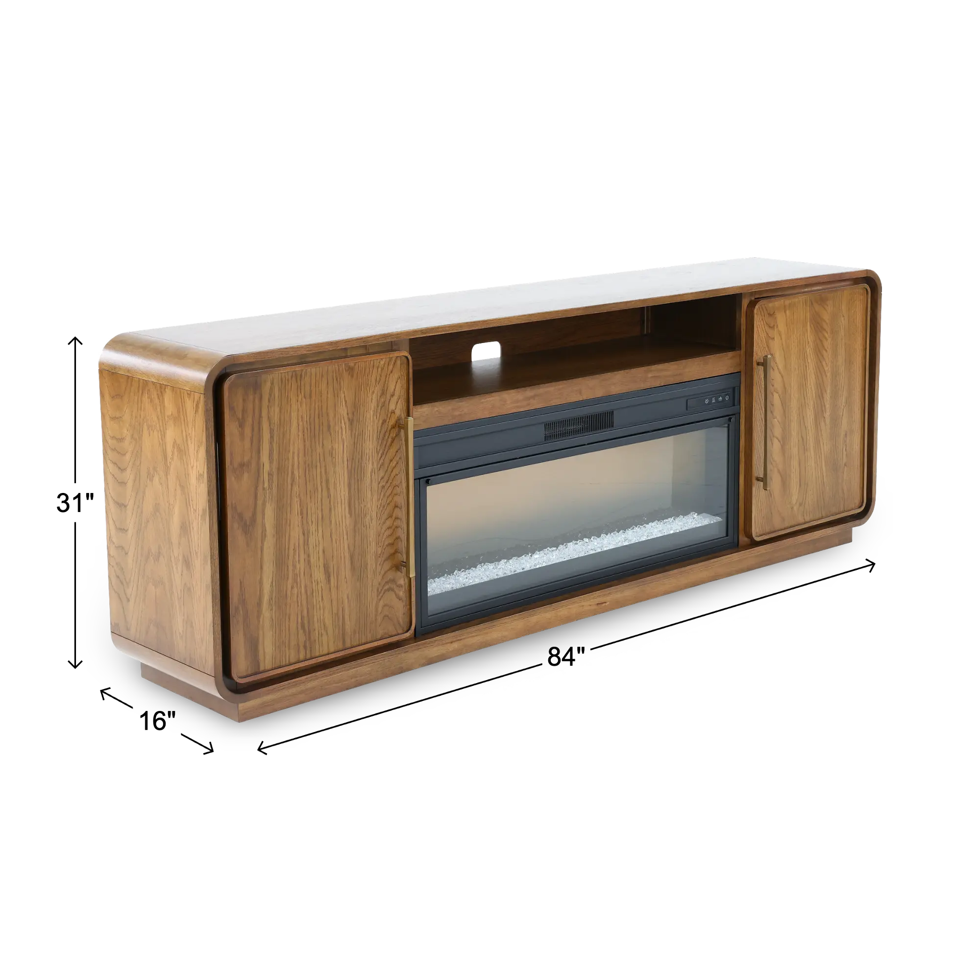 Barrique Brown Fireplace Mantle | RC Willey