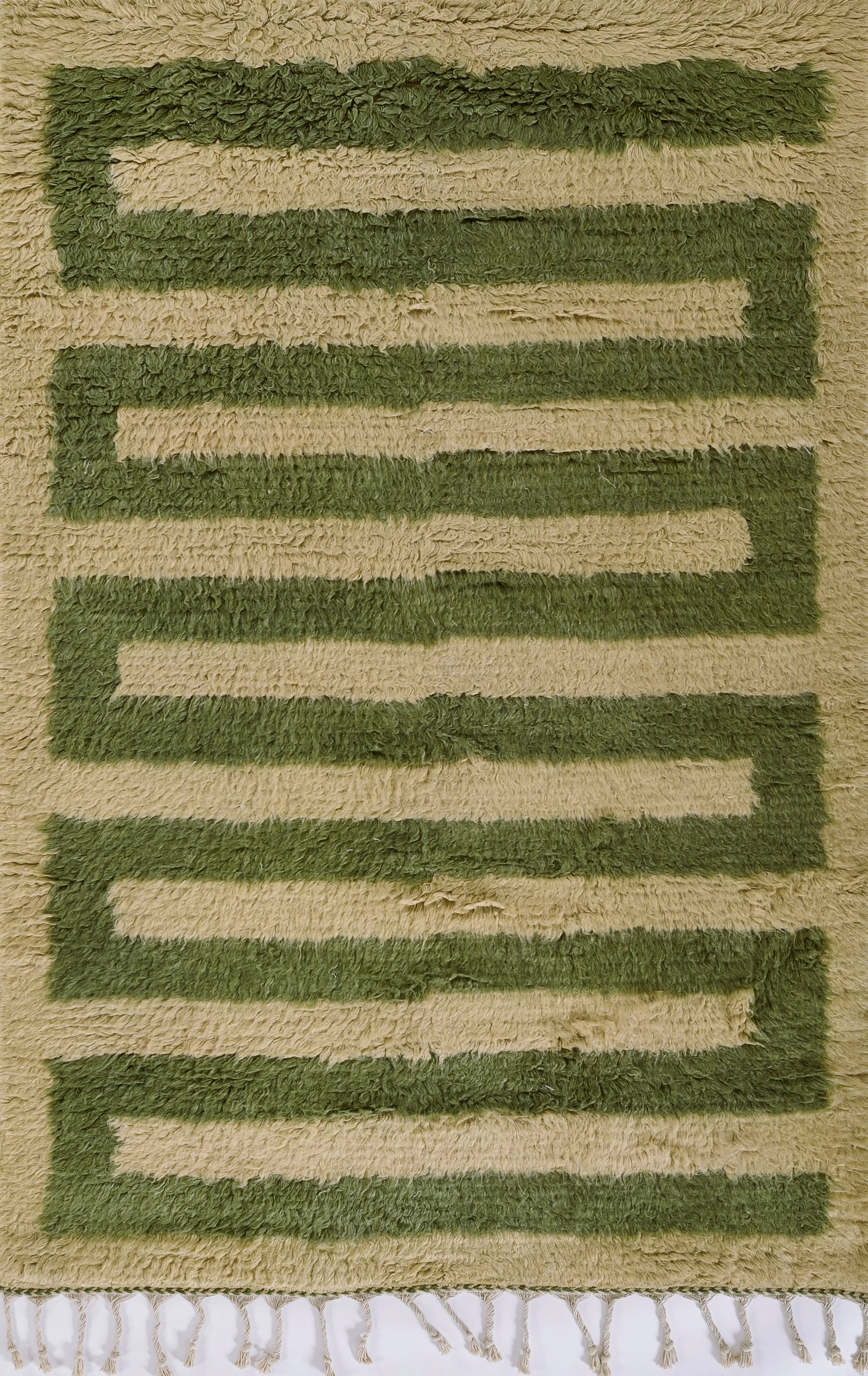 Neo 8 x 10 Moroccan Green Area Rug-1