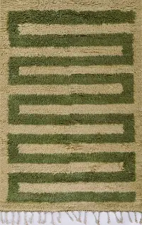 Neo 8 x 10 Moroccan Green Area Rug