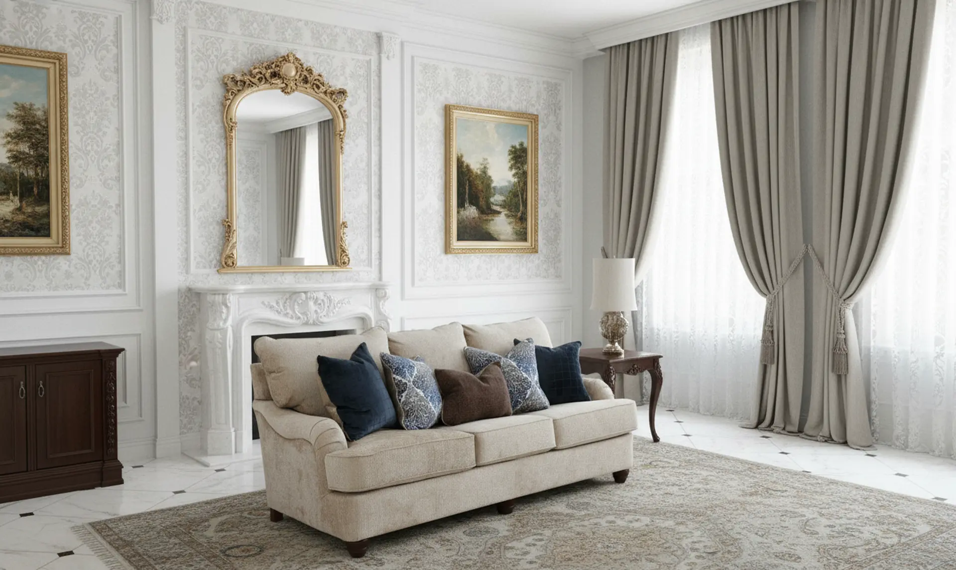 Culver Beige Sofa-9