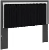 Zinus Black Sparkle Queen Headboard