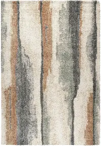 Granada 8 x 10 Rust and Sage Brush Stroke Earth Tone Area Rug