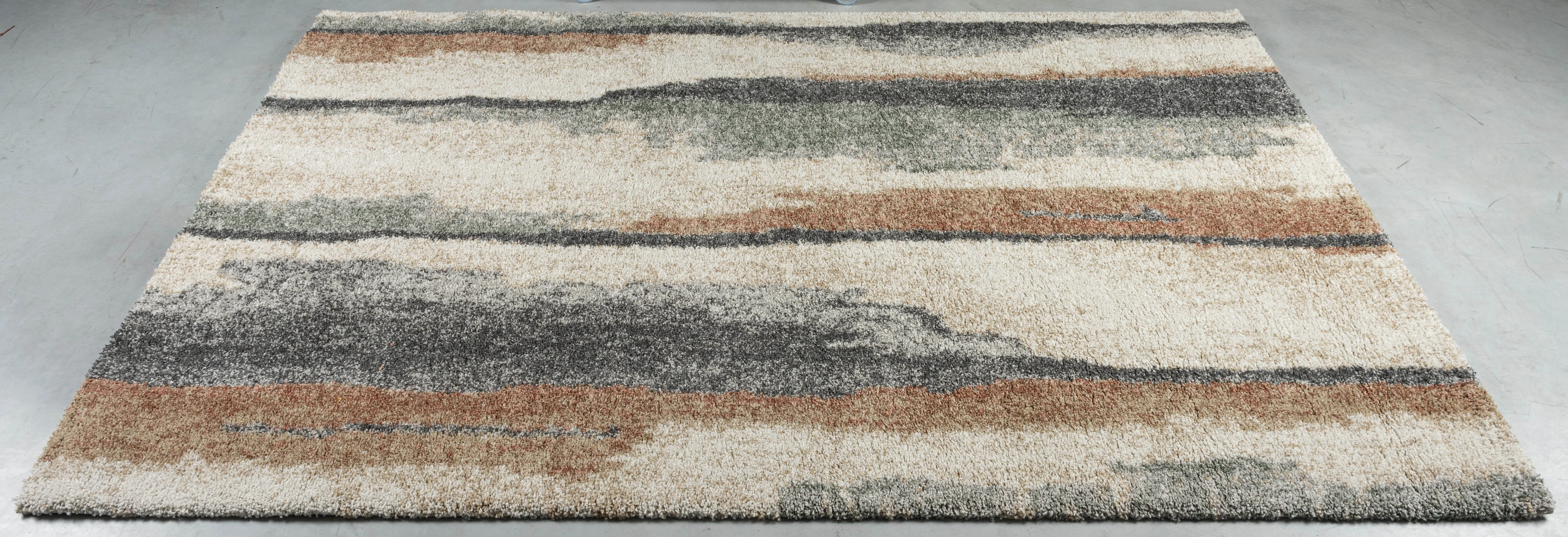 Granada 8 x 10 Rust and Sage Brush Stroke Earth Tone Area Rug-8
