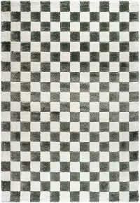 Nube 8 x 10 Checkerboard Green Area Rug