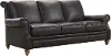 Pentos Dark Brown Leather Sofa