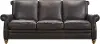 Pentos Dark Brown Leather Sofa