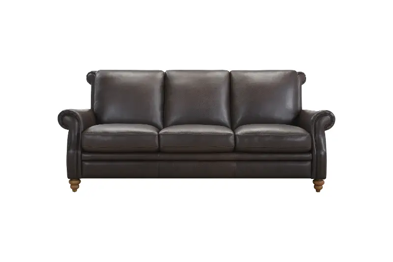 Pentos Dark Brown Leather Sofa