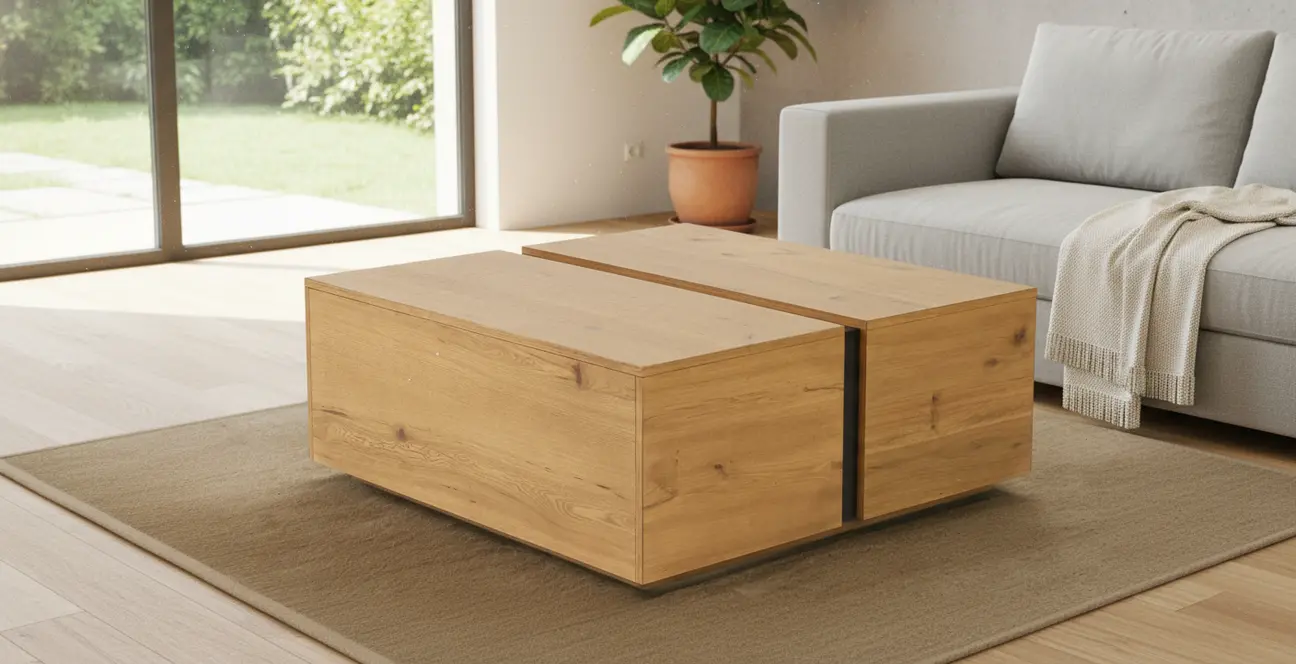 Ripley Brown Coffee Table-2