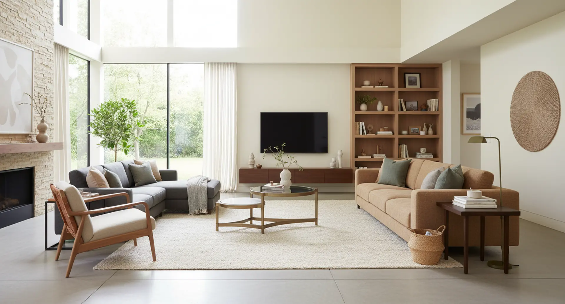 Cassidy Glass and Stone Coffee Table-2