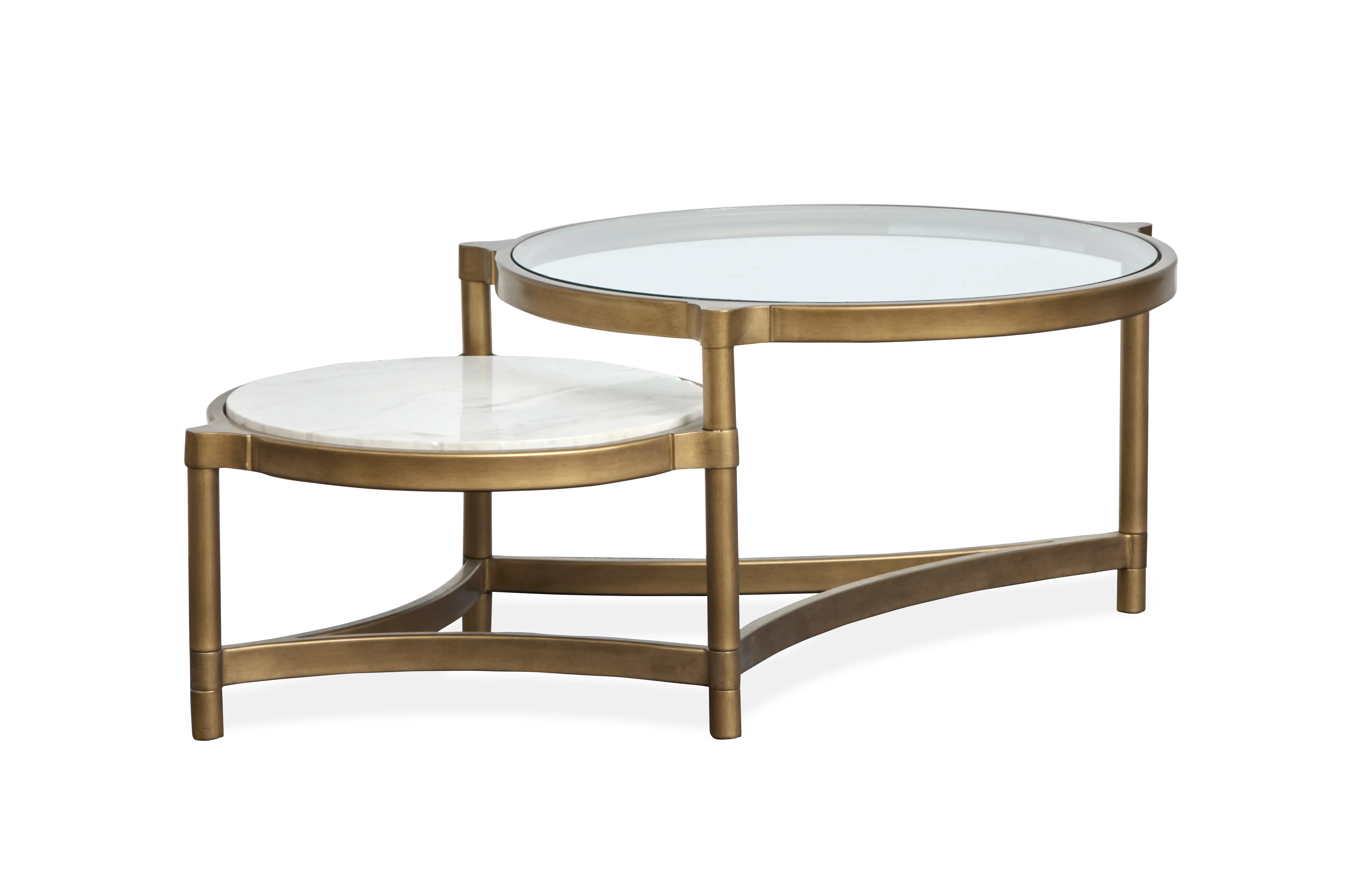 Cassidy Glass and Stone Coffee Table-3