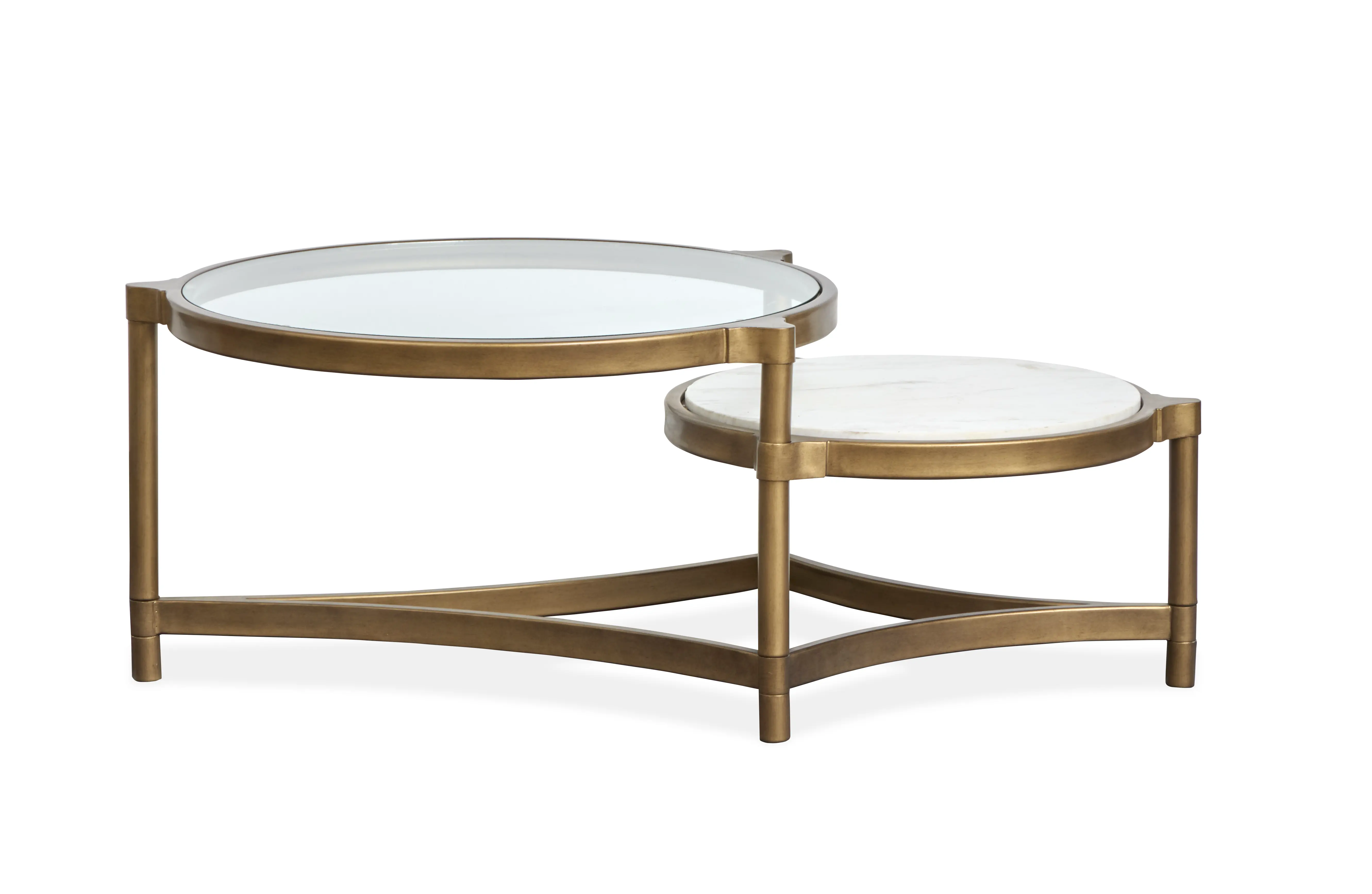 Cassidy Glass and Stone Coffee Table-4
