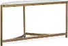 Cassidy Metal and Glass Sofa Table