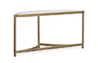 Cassidy Metal and Glass Sofa Table