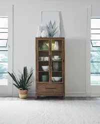 936-HO148 Shaker Lakes Brown Door Cabinet