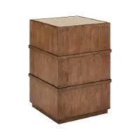 936-OT1021 Shaker Lakes Brown Side Table