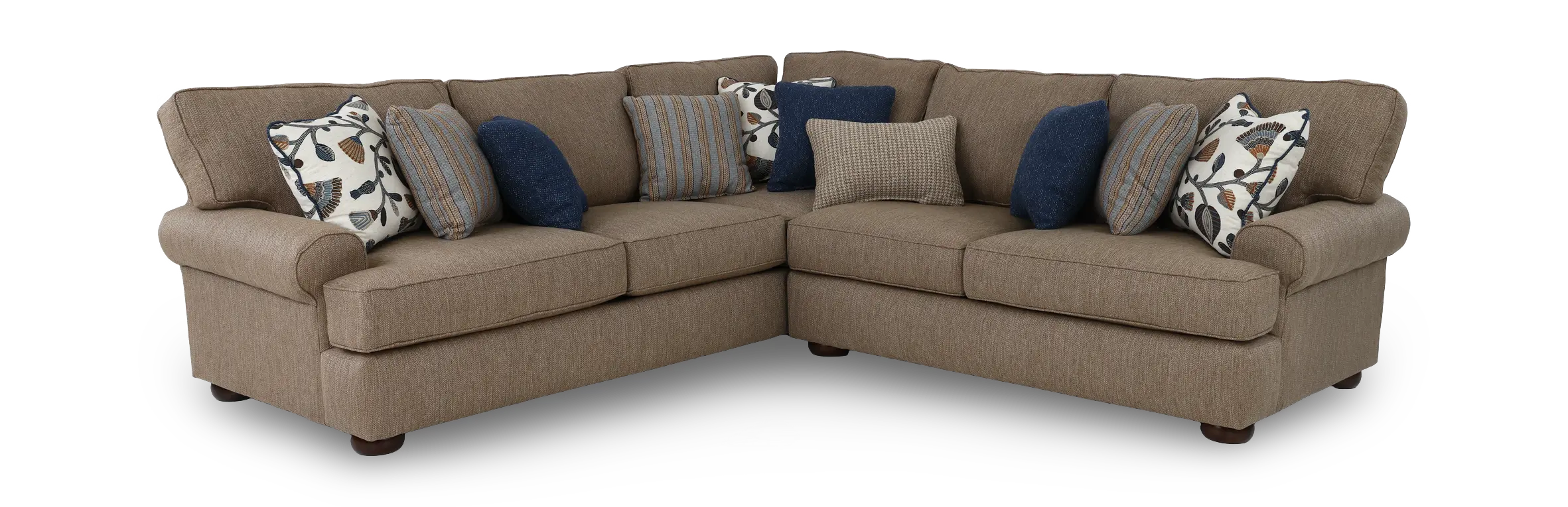Fondren Tan 2 Piece Sectional-1