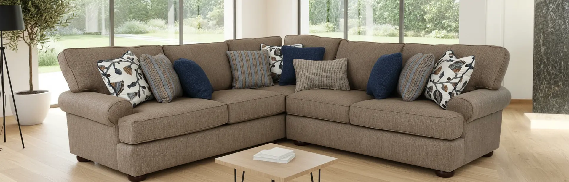 Fondren Tan 2 Piece Sectional-5