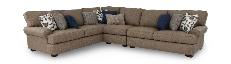 Fondren Tan 3 Piece Sectional