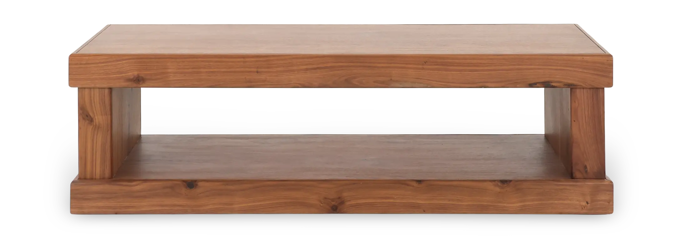Walnut Brown Coffee Table-4