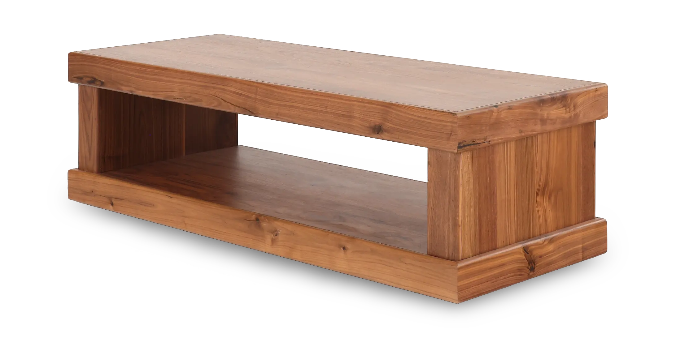 Walnut Brown Coffee Table-5