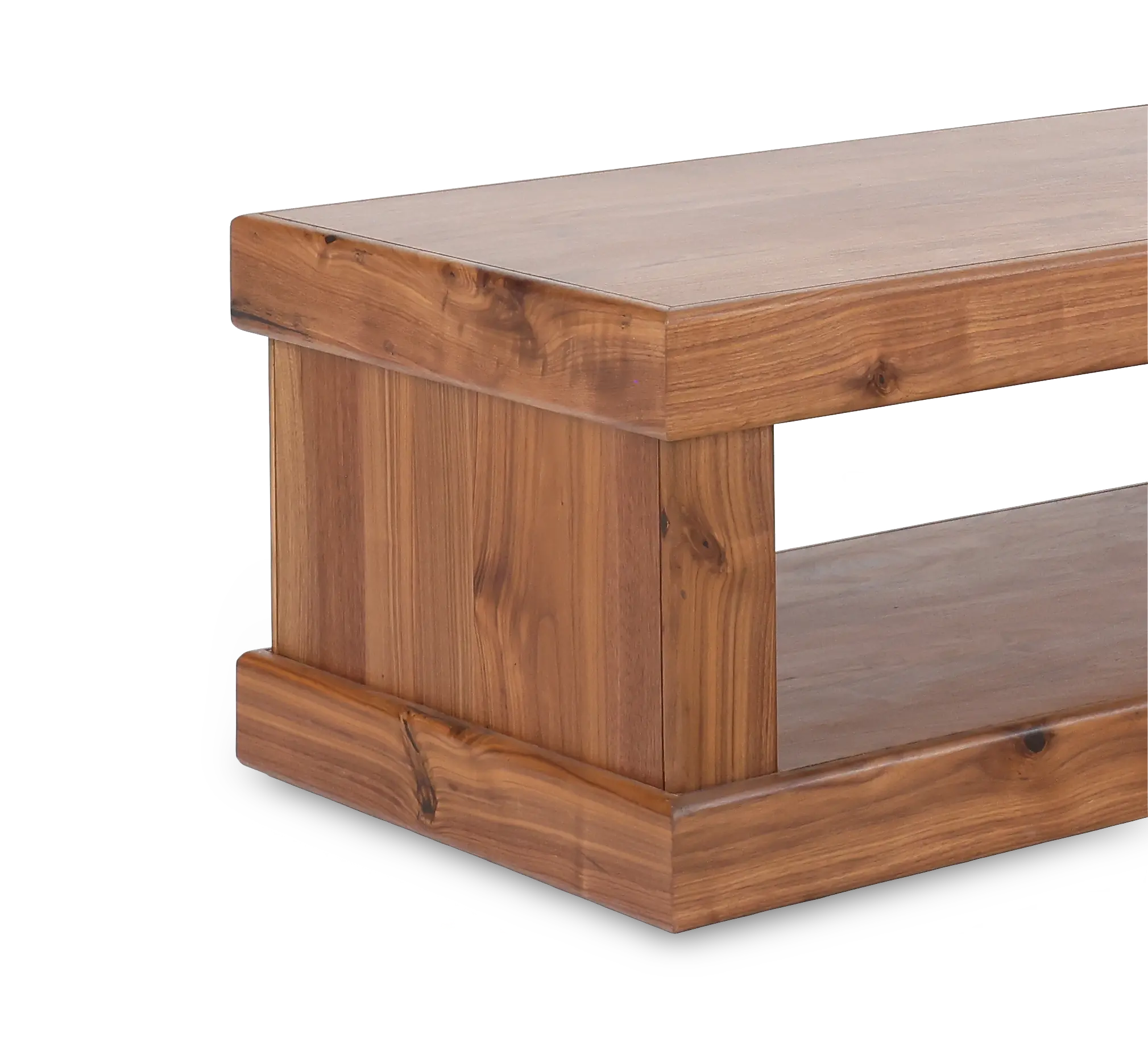 Walnut Brown Coffee Table-6
