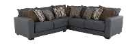 Pinnacle Gray 2 Piece Sectional