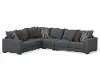 Pinnacle Gray 3 Piece Sectional